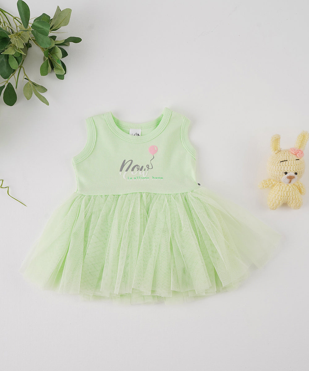 π Green Tulle Party Dress β A Dreamy Delight π