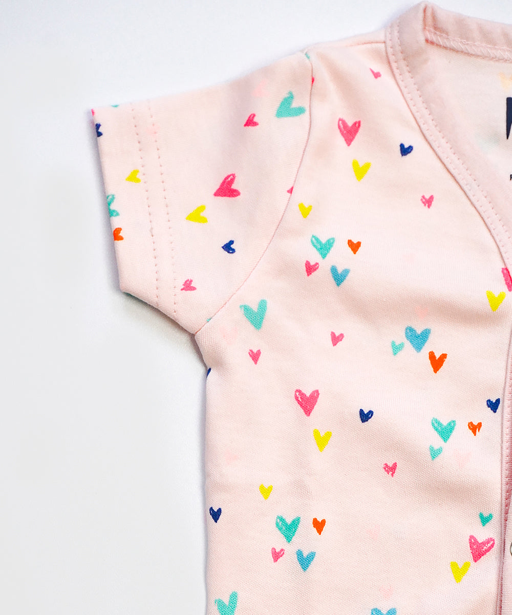 KnitShorts Jabla Combo Little Heart Printed