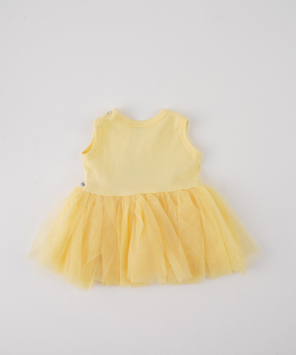 ๐ Yellow Tulle Party Dress โ Adorable & Elegant ๐
