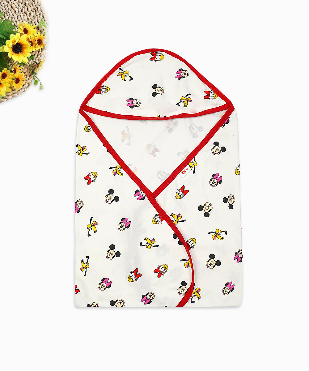 Disney-Themed Baby Wrapper with Hood