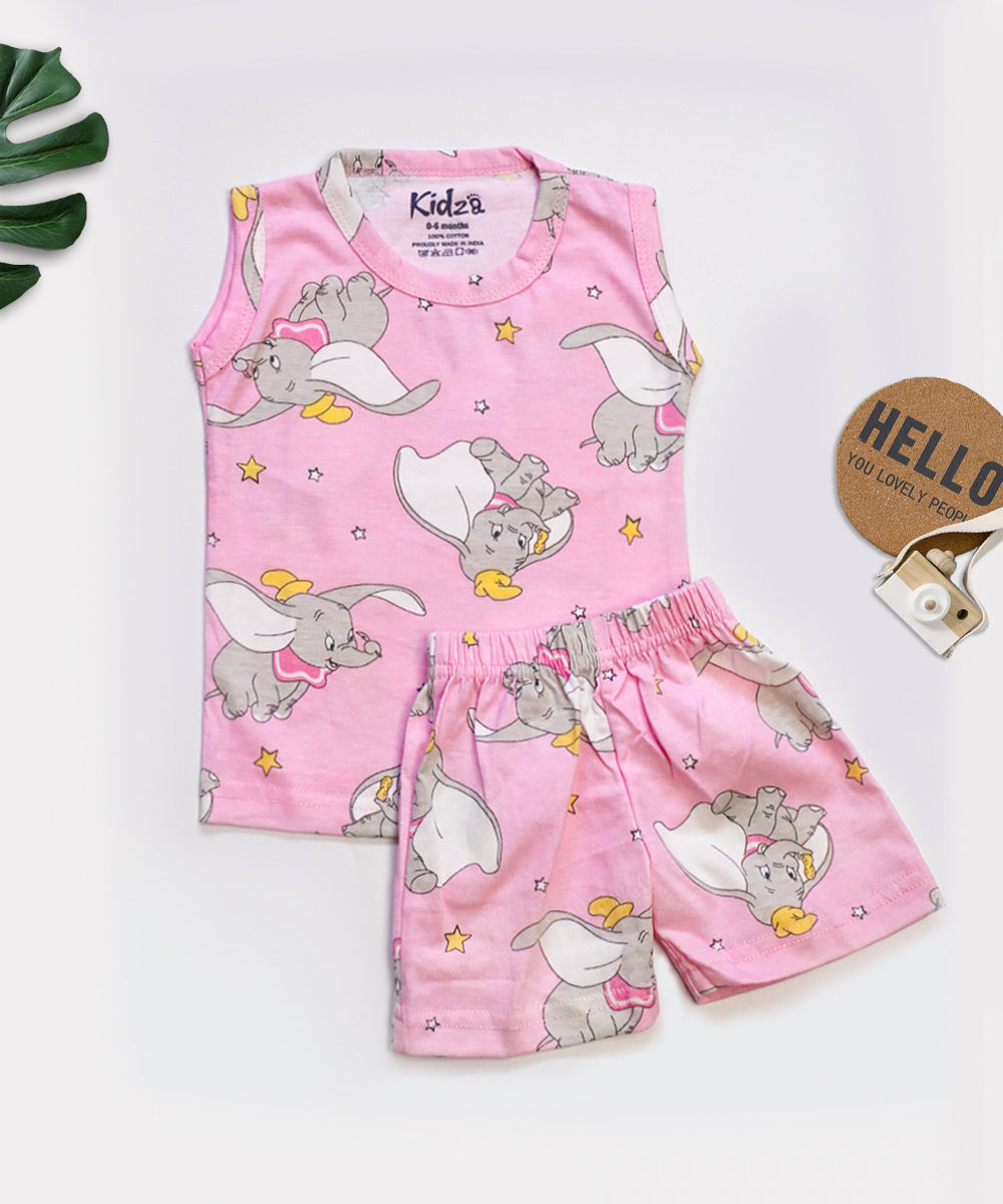 CottonPlay Co - Ord Sets Elephant Printed