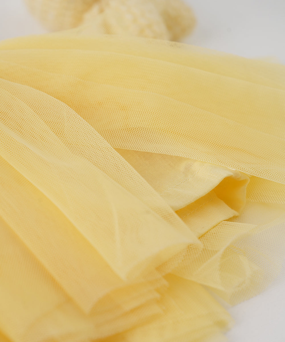 ๐ Yellow Tulle Party Dress โ Adorable & Elegant ๐