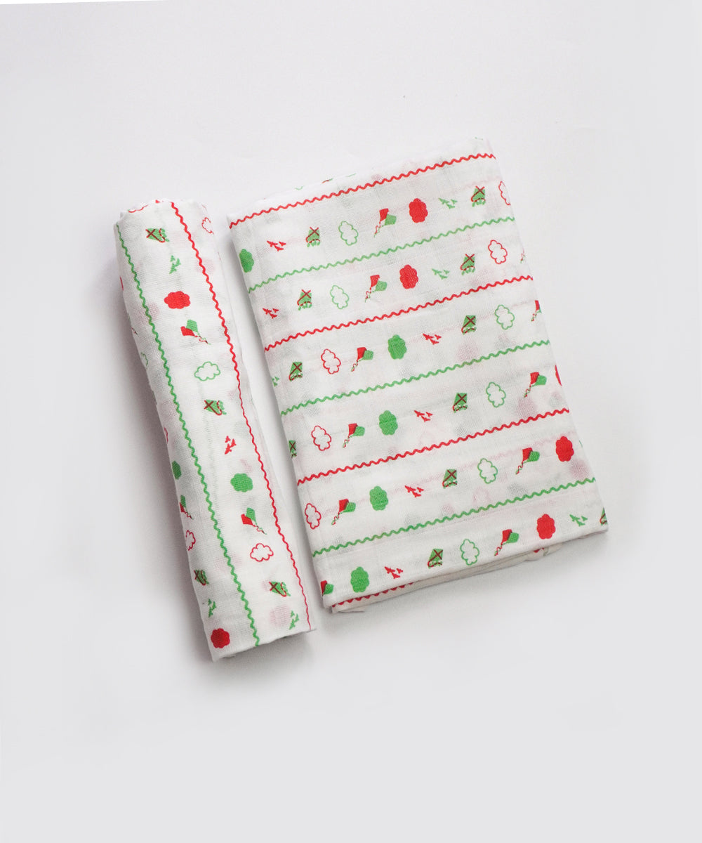 SoftWrap Muslin Kites Printed