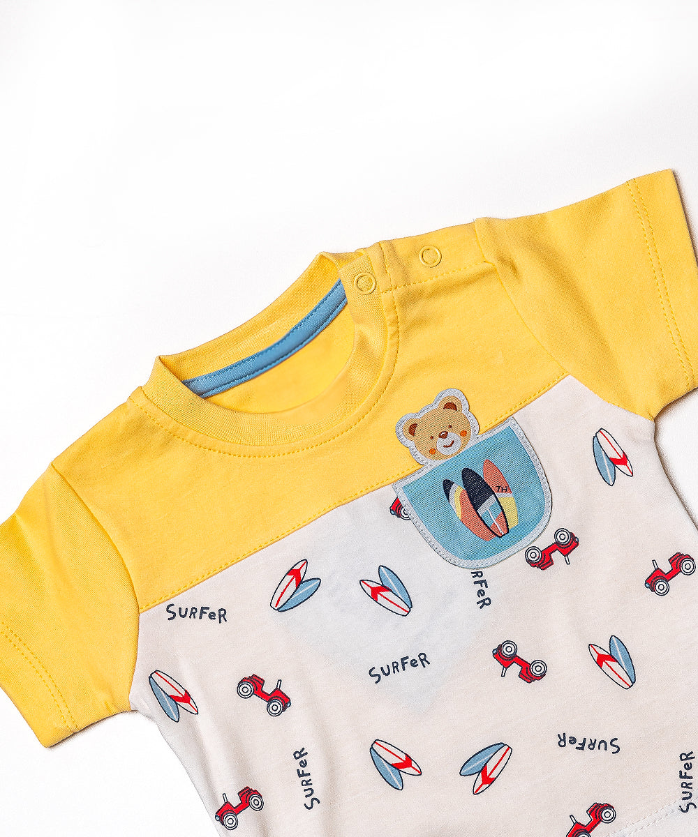 Baby Boy’s "Surfer Style" T-Shirt & Shorts Set