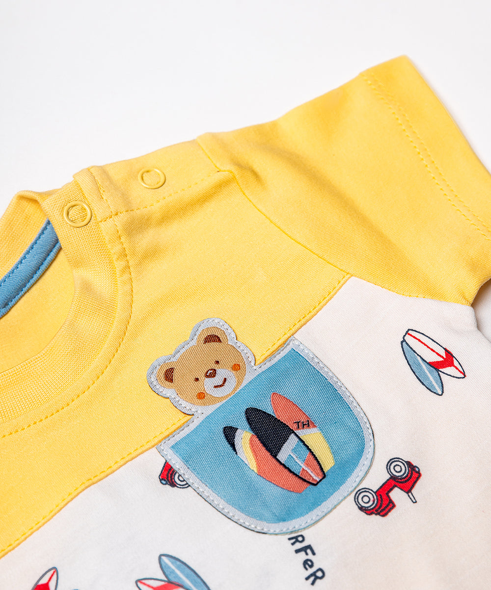 Baby Boy’s "Surfer Style" T-Shirt & Shorts Set