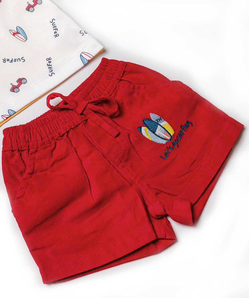 Baby Boy’s "Surfer Style" T-Shirt & Shorts Set