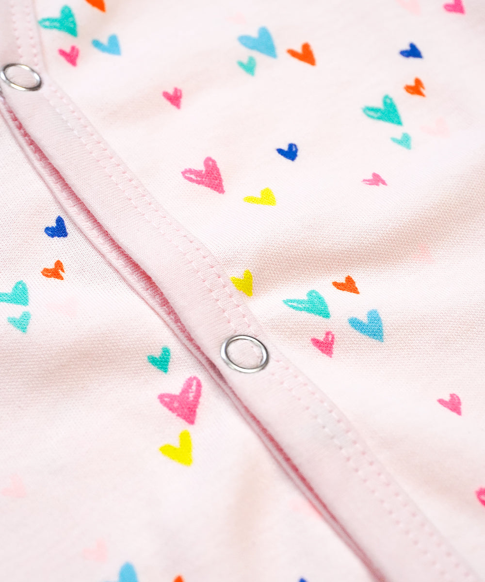 ComfyKnit Jabla Set Little Heart Print