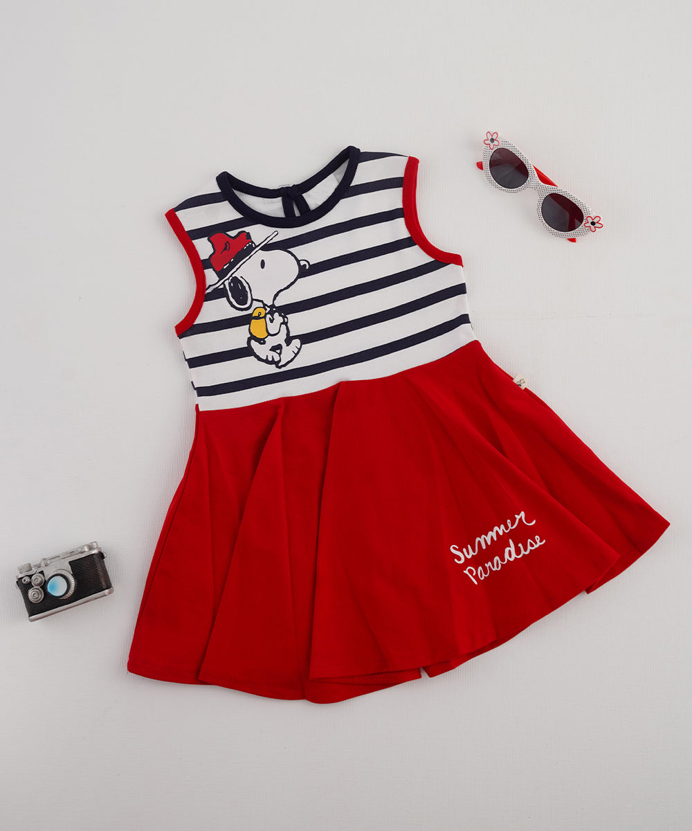 ❤️ Striped Snoopy "Summer Paradise" Dress ❤️