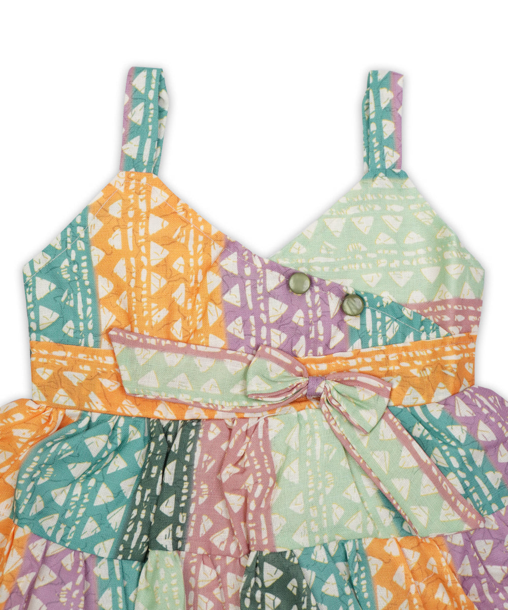 Colorful Sleeveless Baby Frock – Stylish &amp; Comfortable