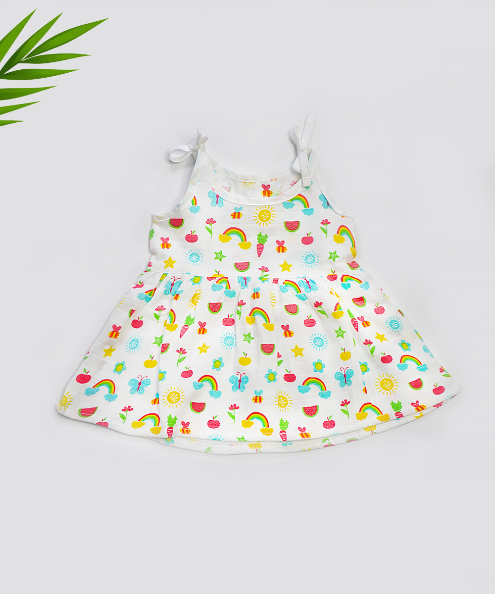 KnotStyle Muslin Frocks Nature Prints