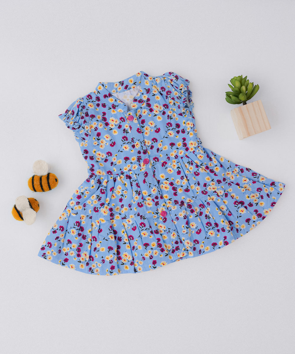 Blue Daisy Garden Frock 🌼💙