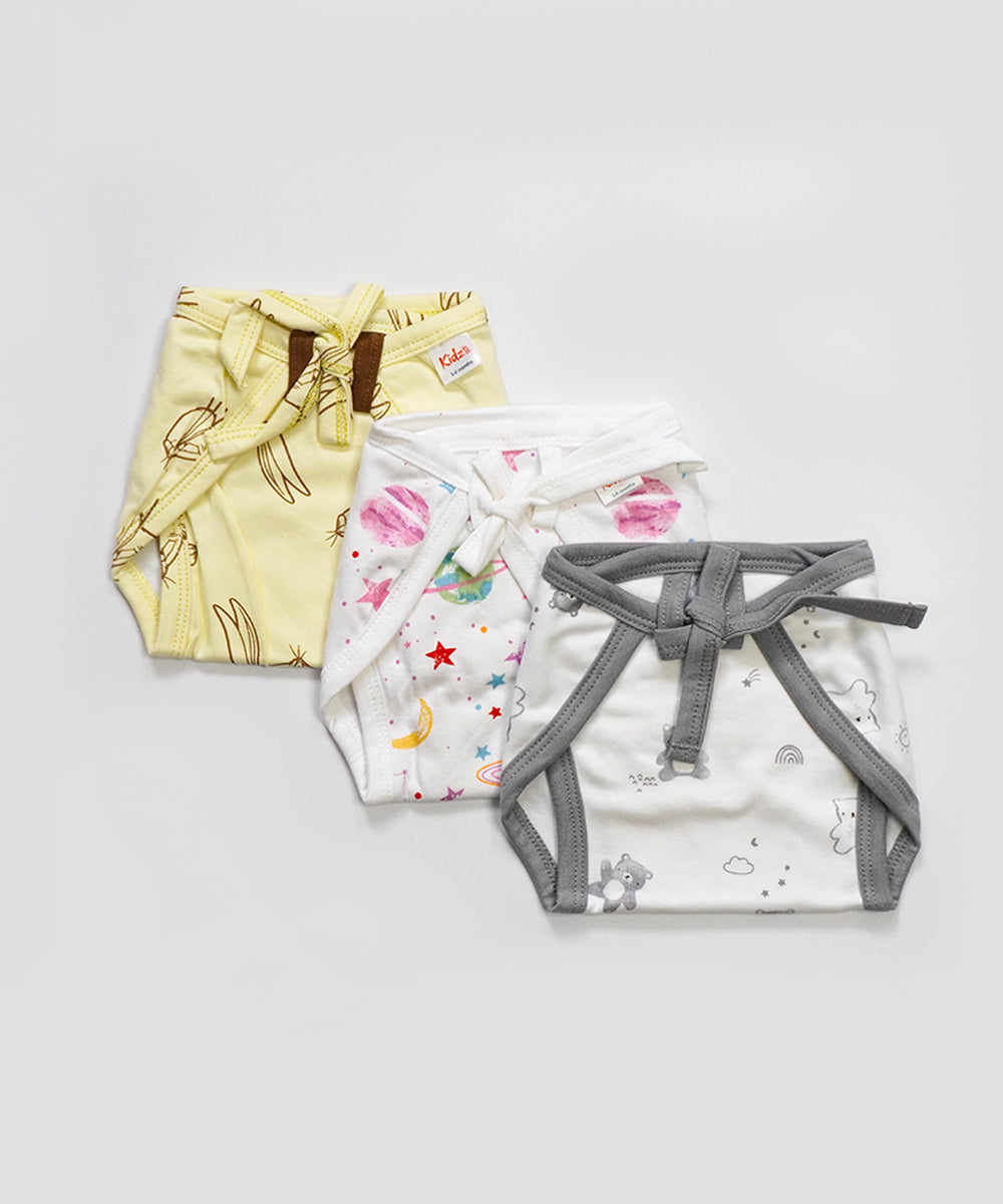 CottonTie Nappies Combo5 (Pack of Three)