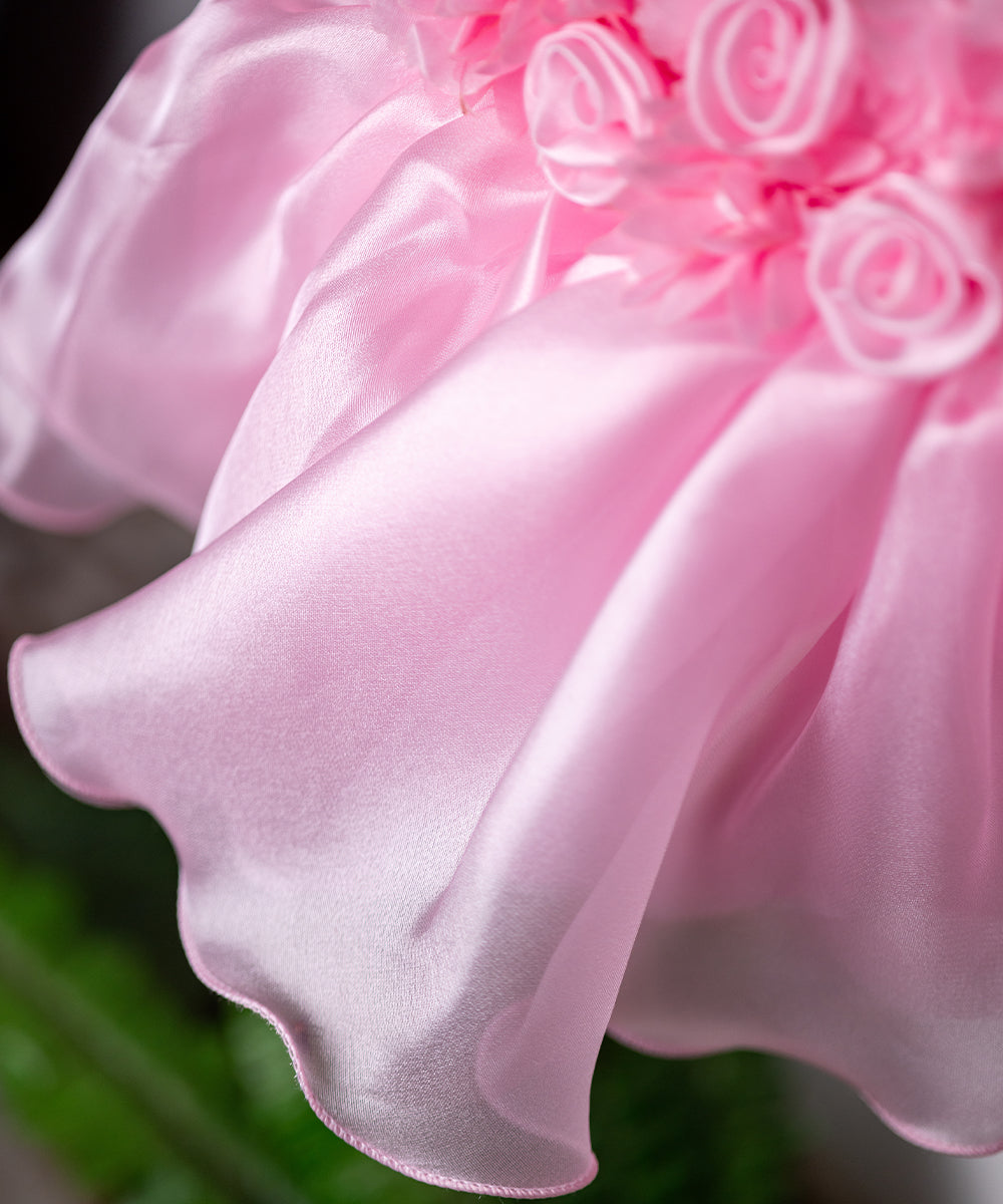 Baby Girl's Pink Floral Party Dress