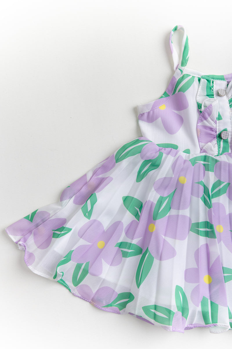 Purple Floral Baby Dress – Light &amp; Breezy for Summer