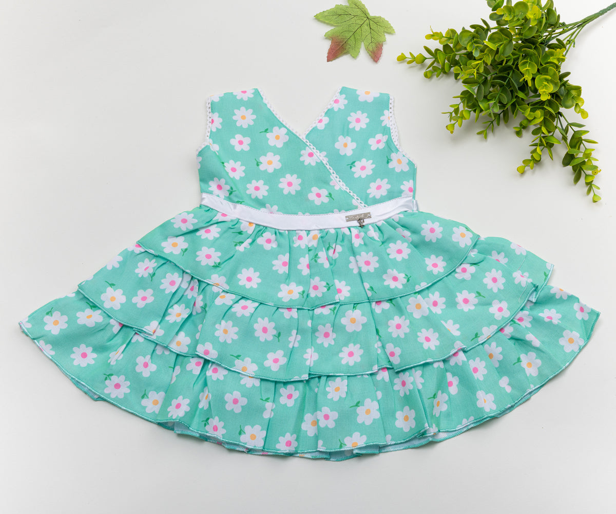 🌸 Fresh Bloom Daisy Ruffle Frock 🌿