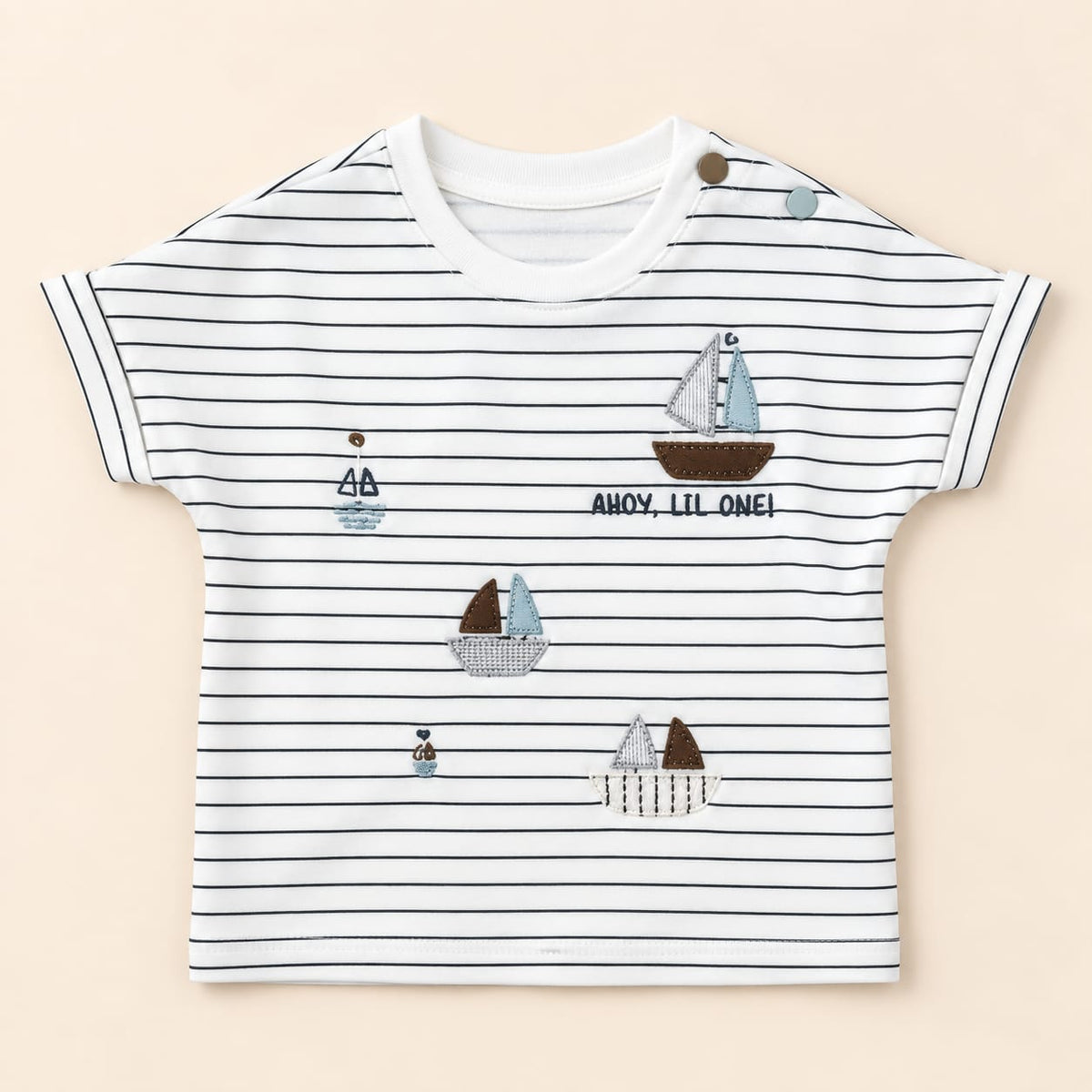 Little Sailor Ahoy T-Shirt & Shorts Set